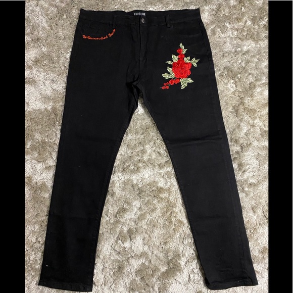 Embellish Other - Embellish Jeans Black Embroidered